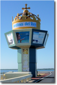 Welcome tower Jardines del Rey