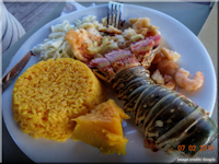 Seafood plate